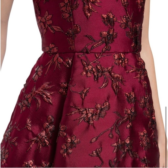 Alice + Olivia Red Floral Mini Dress - Picture 10 of 10